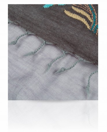 Палантин Женский ZW.EMB/LILAC.VERT